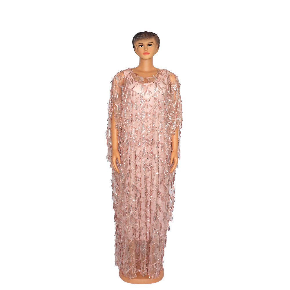 Fashion Quality Sequined Tassel Inner Skirt