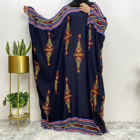 Abaya Sleeves Batwing Multicultural Dress Plus Size Women's Dresses