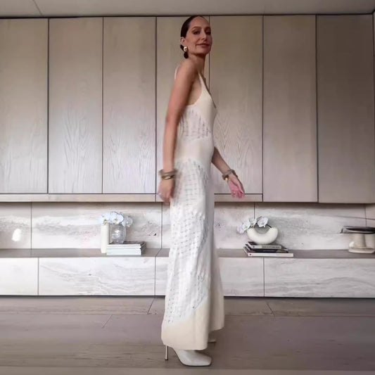 Women's Fashion Hollowed-out Suspender Dress