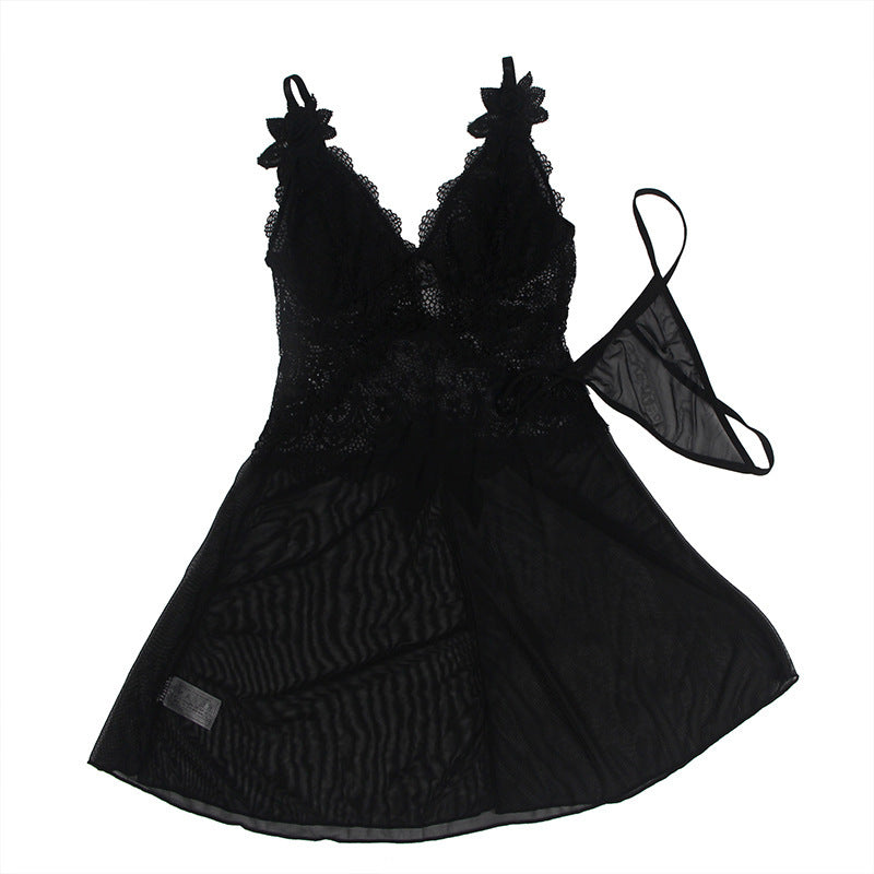 Women's Fashion Casual Seduction Braces Nightdress