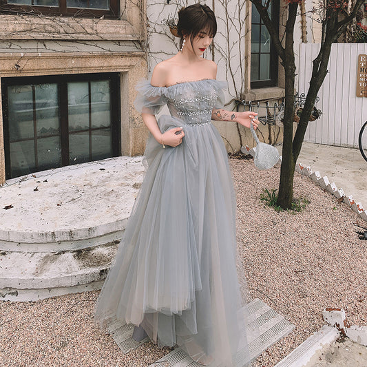 Dresses And Skirts Are Light And Extravagant Small  High-end Banquet Temperament Fairy Famous Ladies