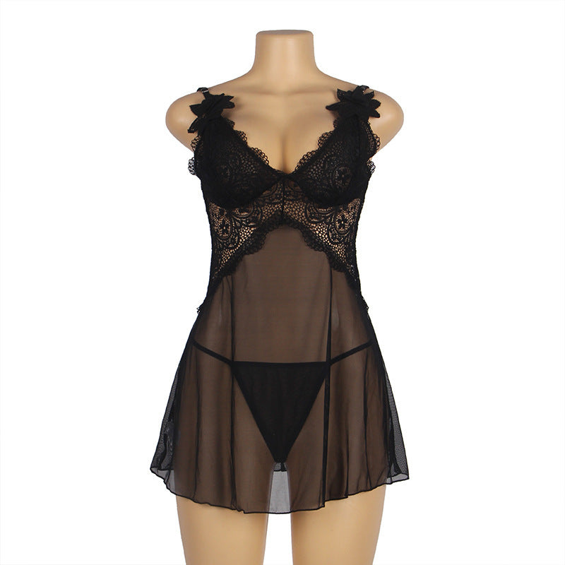 Women's Fashion Casual Seduction Braces Nightdress